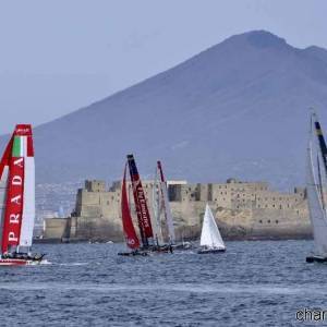 Prove di regata Word Series America’s Cup 2013 a Napoli