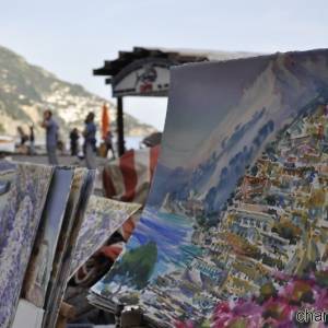 Pittori all’opera a Positano
