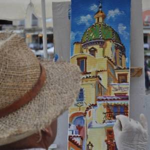 Pittori all’opera a Positano