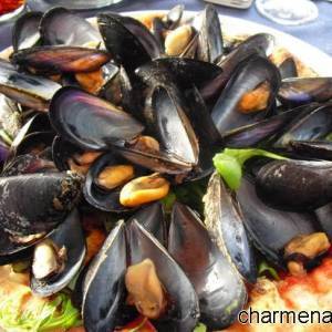 Pizza con le cozze