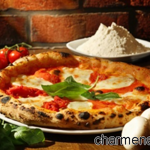 Pizza con provola e pomodorini