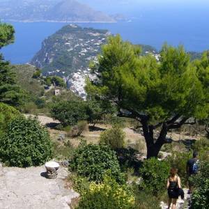 Panorama di Capri vista dal Monte Solaro