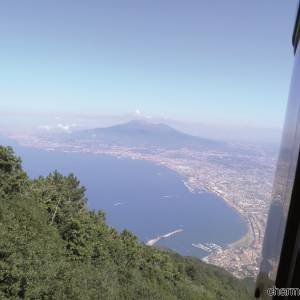 Panorama dalla funicolare del Monte Faito