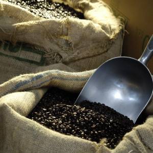 Tipico sacco di caffè in iuta