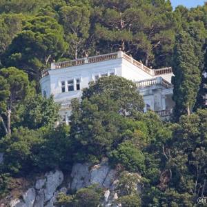 Veduta esterna della villa Fersen
