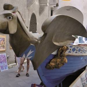 La polena del galeone di Amalfi
