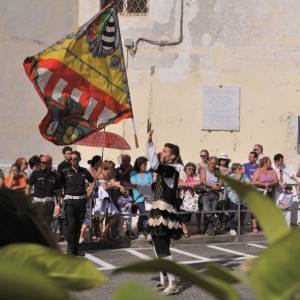 Immagini del corteo della regata storica ad Amalfi, giugno 2012