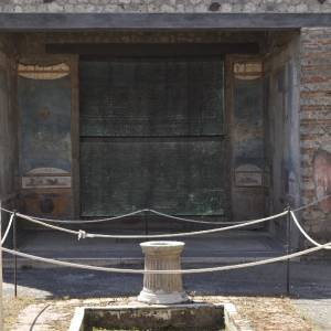Scavi di Pompei, la casa della caccia antica in Via della fortuna
