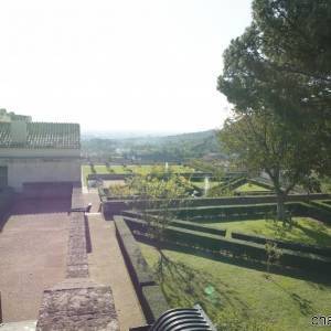 Veduta dei giardini del Complesso Monumentale del Belvedere di San Leucio