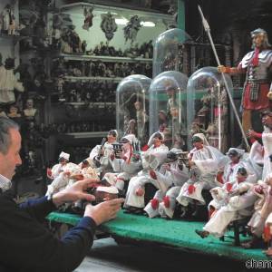 Pulcinella in esposizione a San Gregorio Armeno