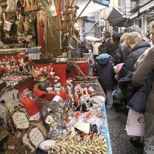 Bancarelle di pastori a Via San Gregorio Armeno