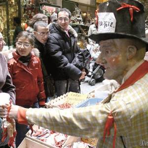 Bancarelle di pastori a Via San Gregorio Armeno