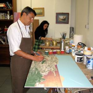 Lavorazione  delle opere di  Voyage Pittoresque