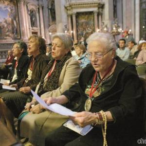 Fasi della celebrazione durante il miracolo di San Gennaro