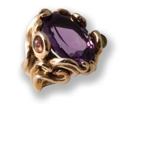 Anello albero della vita creazione Caramanna Gioielli