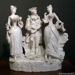 Gruppo in porcellana di Ceramiche Artistiche Napoletane