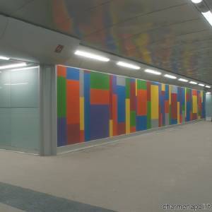 Stazione Materdei, opera di Sol Le Witt