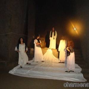 Spettacolo teatrale nel Museo del sottosuolo