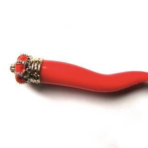 Corno in corallo rosso