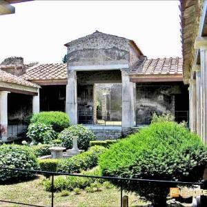 Casa degli Amorini Dorati. Giardino e peristilio