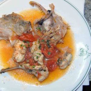 Ristorante Da Dora Napoli_piatti_pescatrice in cassuola