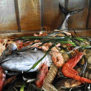 Ristorante Garibaldi Bacoli pesce fresco in esposizione