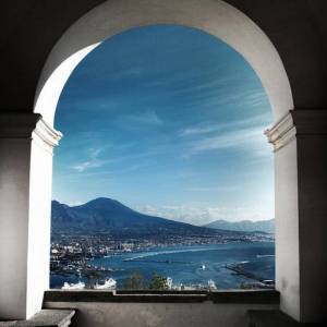 napoli e vesuvio da certosa San Martino