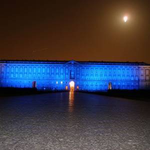 reggia caserta di notte 2