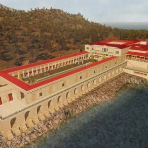 Villa dei Papiri, ricostruzione virtuale