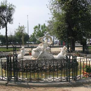 Fontane in villa comunale Chiaja