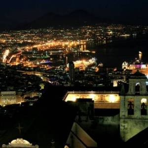 Vista notturna da Castel Sant’Elmo