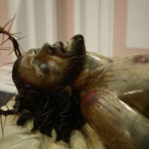 Cristo ligneo Chiesa servi di Maria Sorrento