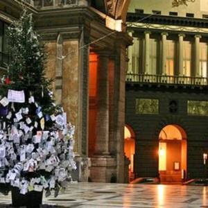 L’albero di Natale della Galleria Umberto I