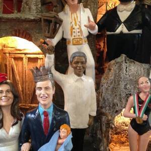 La statuina di Nelson Mandela a San Gregorio Armeno