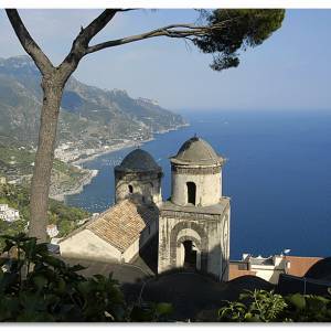 Vista di Ravello da Villa Rufolo