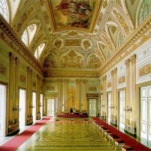 Reggia di Caserta, la sala del trono