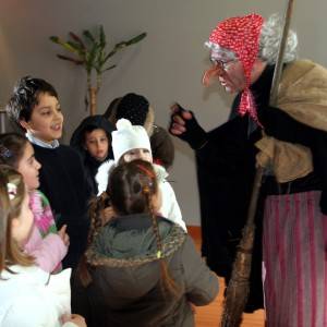 Befana con i bambini