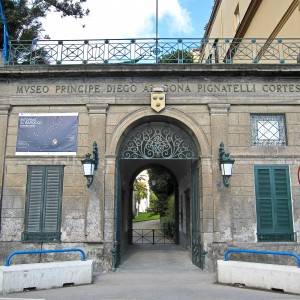 L’ingresso della villa