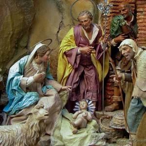 Particolare scena Natività
