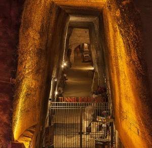 Una suggestiva immagine del Tunnel