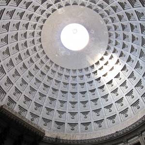 La cupola della chiesa di San Francesco di Paola