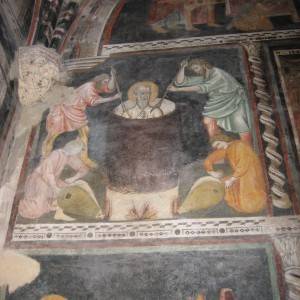 Gli affreschi della chiesa