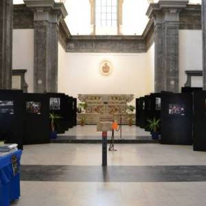 Una mostra presepiale allestita negli spazi del complesso di San Severo al Pendino