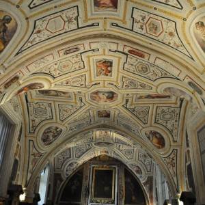 Sant’Anna Lombardi, il soffitto della Cappella Vasari