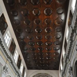 Sant’Anna Lombardi, particolare del soffitto a cassettoni