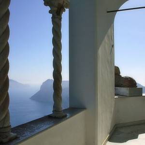 Il panorama su Anacapri