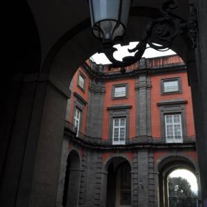 Il cortile della reggia di Capodimonte