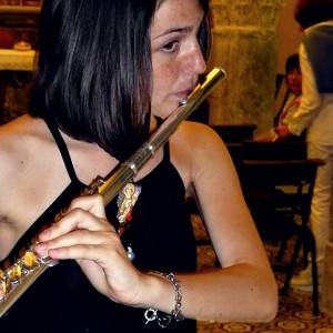 La flautista Francesca Vacca
