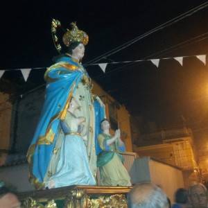 La statua della Madonna