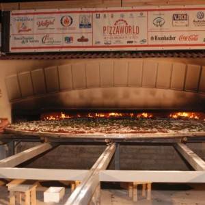 Una pizza da record